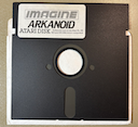 Arkanoid für Atari 8-Bit Computer auf Diskette von Imagine